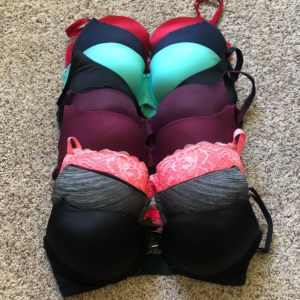 Lot of 10 VS/PINK bras 36DD